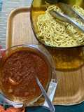 Spaghetti pedas Singapore