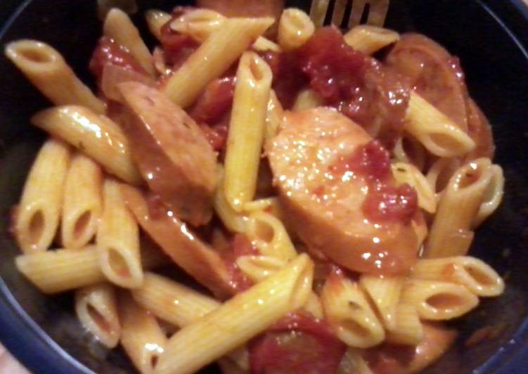 Everyday Fresh Smoked Sausage(kilbasa)With Pasta