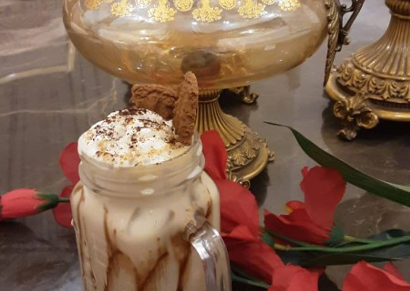 Ice cream coffee shake