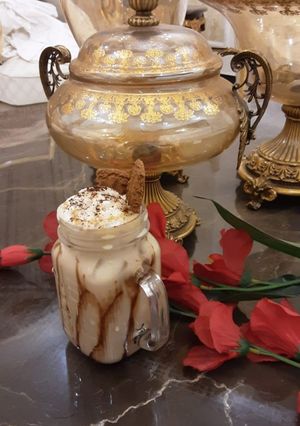 A picture of Ice cream coffee shake.