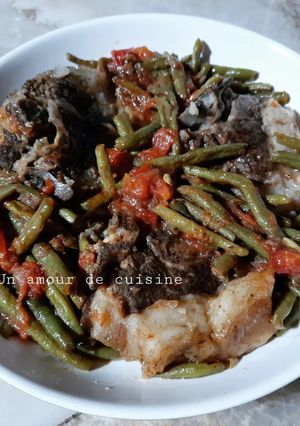 Une photo de Agneau aux haricots verts poêlés 🍴