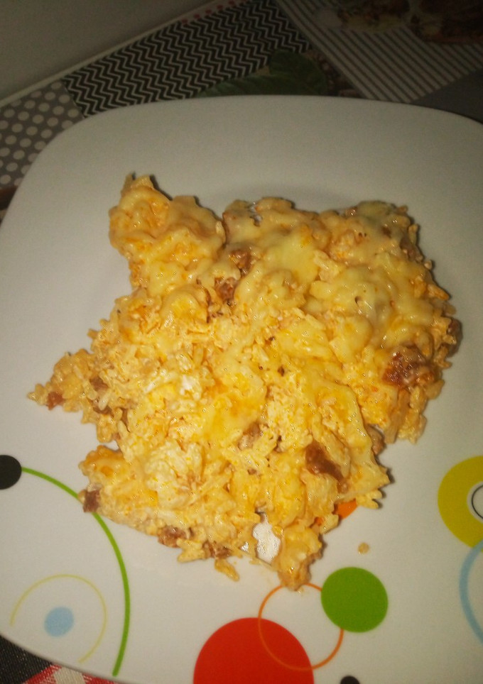 Una foto de Arroz con chorizo rápido