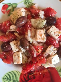 Una foto de Ensalada griega