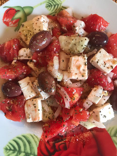 Una foto de Ensalada griega