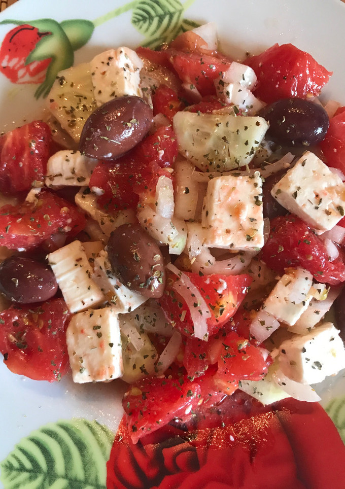 Una foto de Ensalada griega