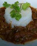 Res guisada al picante estilo dominicano.