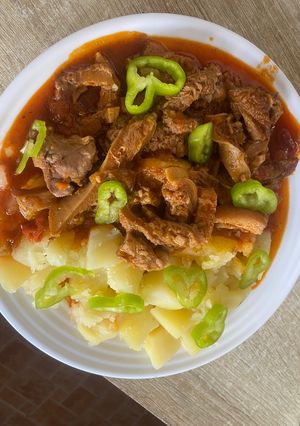 Csülkös pacal recept fotója
