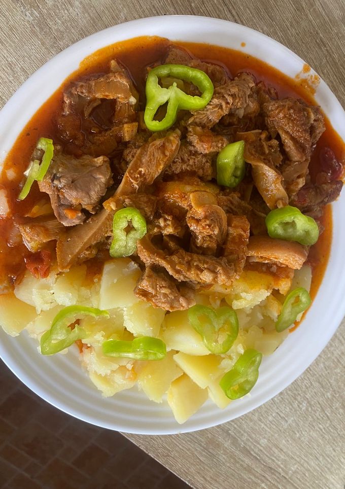 Csülkös pacal recept fotója