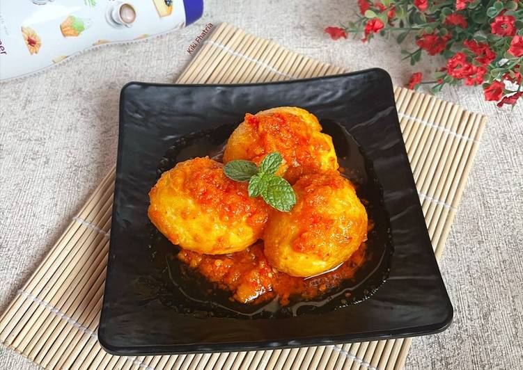 Mudah Cepat Memasak Telur Balado Creamy Enak Bergizi