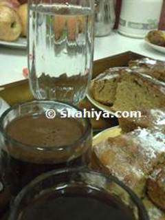 صورة لوصفة طريقة عمل كيكة النسكافيه والعسل