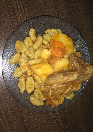 Una foto de Ñoquis de batata