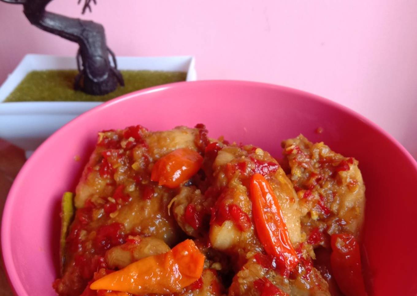 Ayam rica-rica pedas manis