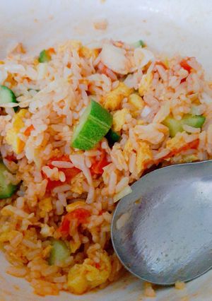 Hình của món Cơm trộn chua.