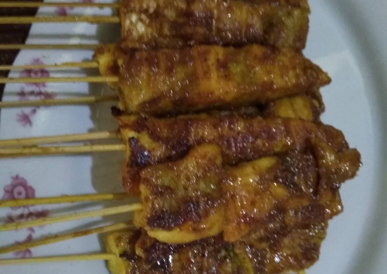 Sate gurame pedas manis