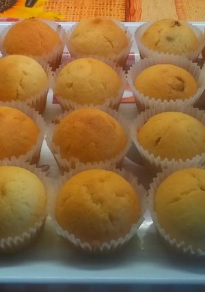 Rumos-mazsolás muffin recept fotója