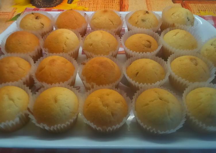 Rumos-mazsolás muffin