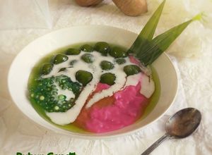 Foto resep Bubur Biji Salak Ubi Pandan || Polpette di Patata Dolce