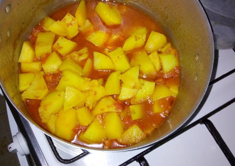 Simple Way to Prepare Homemade Potatoes stew# 4 weeks challenge