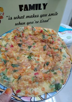 Foto resep Telor Dadar Warna Warni