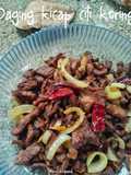 Daging kicap cili kering