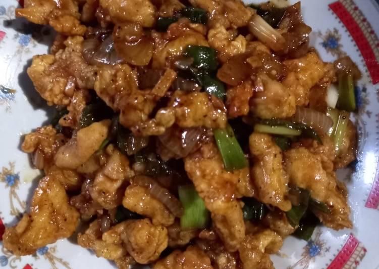 Resep Ayam lada hitam Anti Gagal