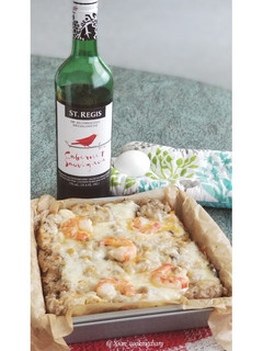 Foto resep Seafood Risotto with Baked Cheese