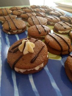 Woopie pie vajkrémmel recept fotója