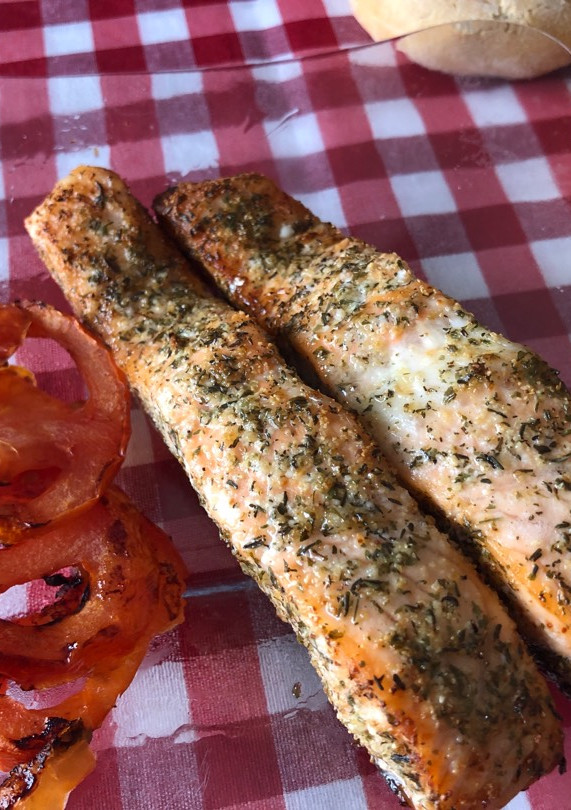 Una foto de Salmón con especias (con Ninja Foodi o AirFryer)