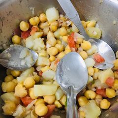 Chana chaat A picture of Chana chaat.