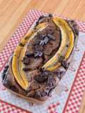 Budín tropical de banana, cacao y coco SIN azúcares agregados, sin edulcorantes, sin refinados 🥥🍌 🍫