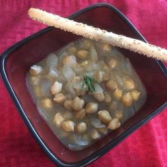 Rosemary Chickpea Soup A picture of Rosemary Chickpea Soup.