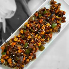 A picture of Chilli sweet corn.