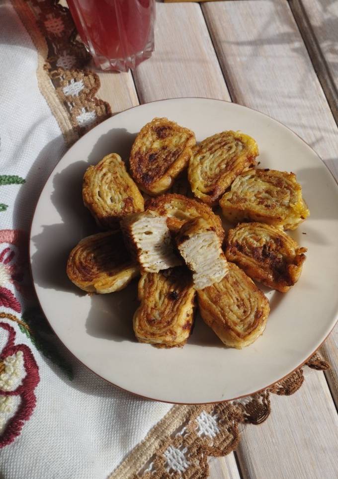М'ясні рулетики з лавашем