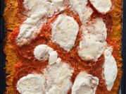 Una foto de pizza saludable