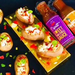 A picture of Chicken Stuffed Potatoes.