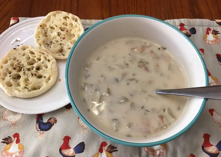 Recipe of Homemade Wild Mushroom and Miso Soup (Vegan)