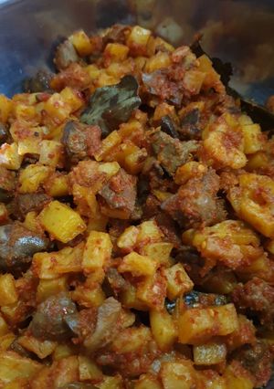 Foto resep Sambal kentang rampela udang