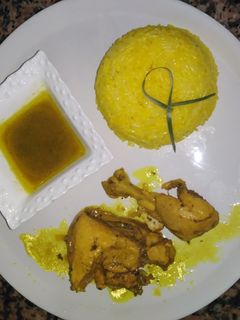 صورة لوصفة دجاج مع الأرز