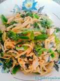 ลิงกิวเน่ผัดอกไก่บล็อคโคลี่ เฮงเฮงเฮง