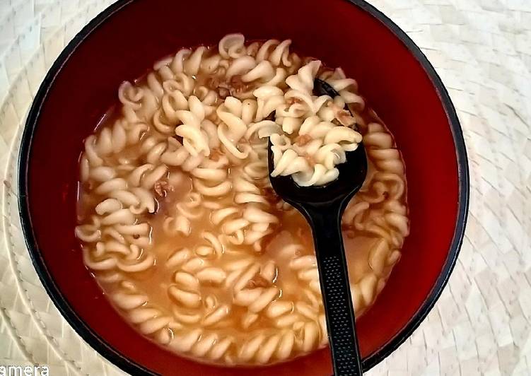 Langkah Mudah untuk mengolah Bolognese fusilli soup Anti Gagal