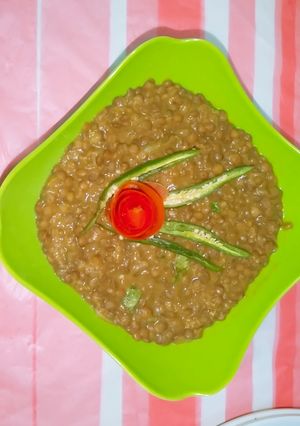 A picture of Sabit masoor ki daal.