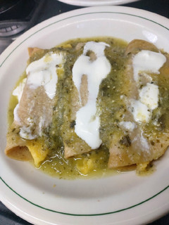 Una foto de Enchiladas de Huevo Revuelto