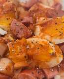 Huevito con salsa (almuerzo)