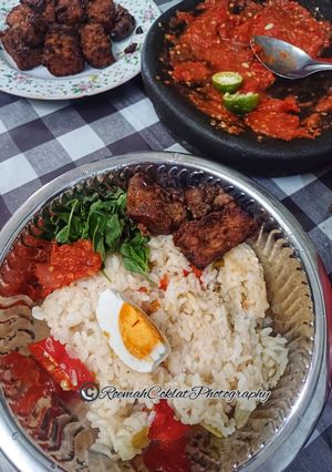 Foto resep Nasi Liwet Telur Asin