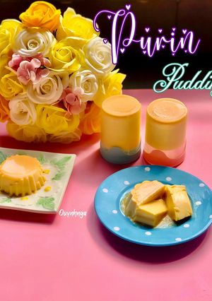 Hình của món Purin pudding.