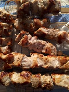 Una foto de Pinchos de lomo de cerdo