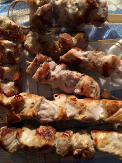 Una foto de Pinchos de lomo de cerdo