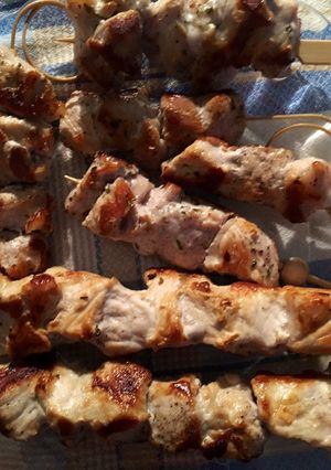 Una foto de Pinchos de lomo de cerdo