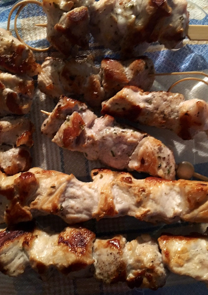 Una foto de Pinchos de lomo de cerdo