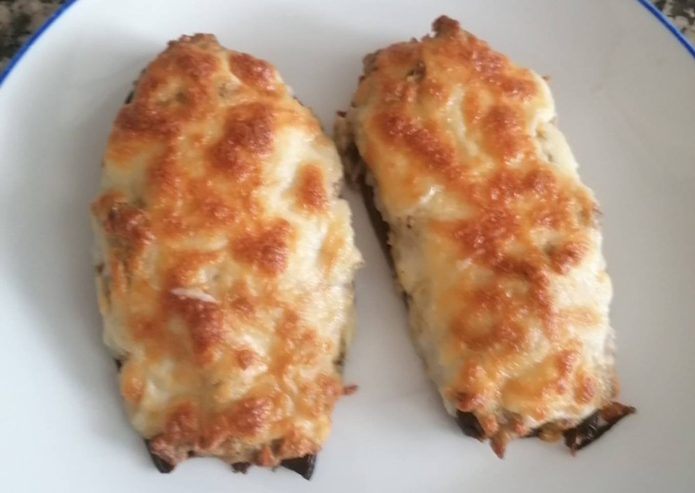 Berenjenas rellenas gratinadas